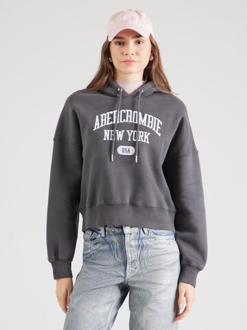 Abercrombie & Fitch - Sudadera en gris: frente