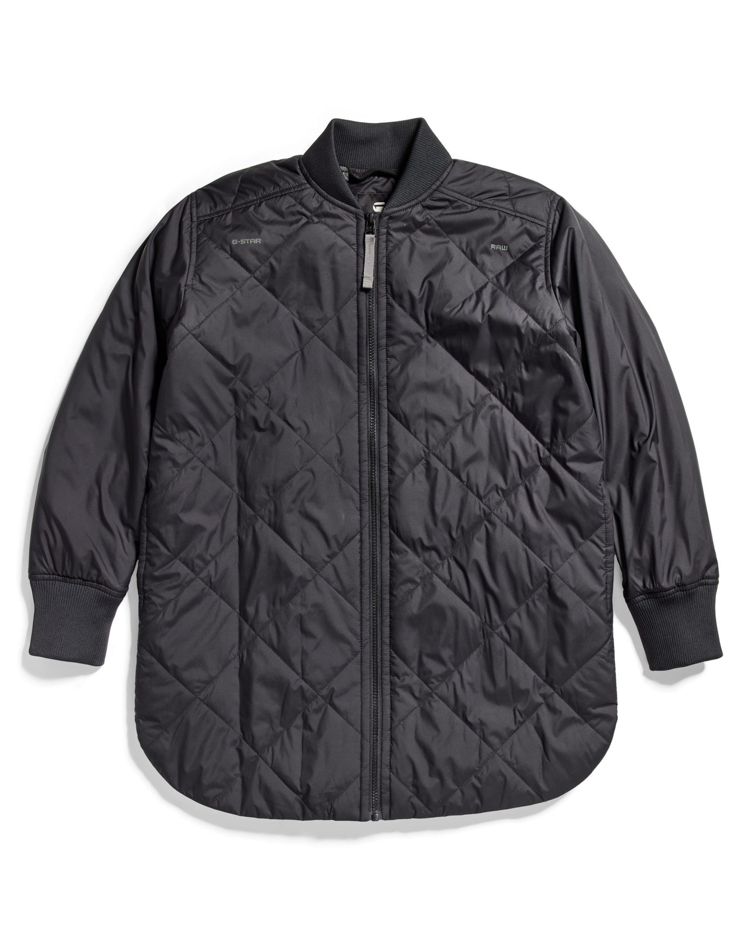 G-STAR Φθινοπωρινό και ανοιξιάτικο μπουφάν σε μαύρο: μπροστά