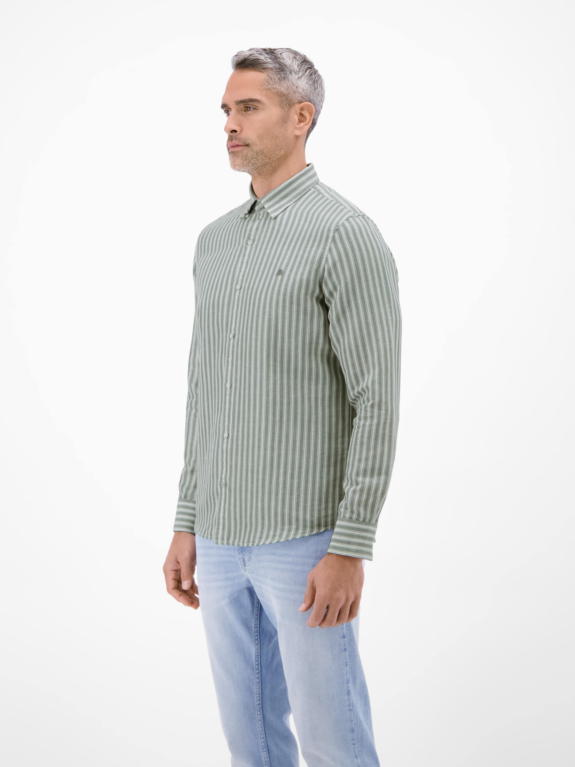 LERROS Regular fit Button Up Shirt in Grey