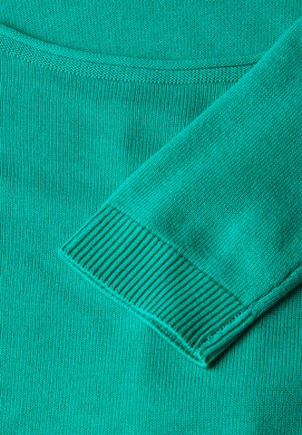 STREET ONE Weicher Strickpullover in Blau