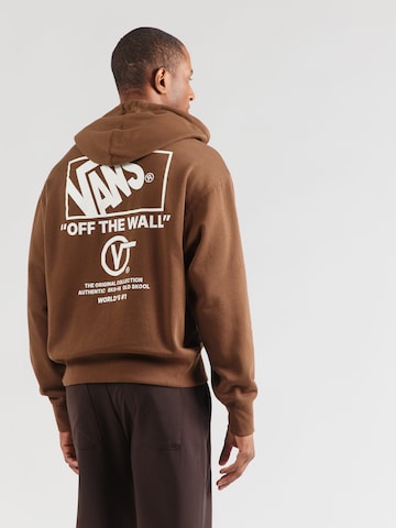 VANS - Sudadera 'Stacked Hi' en marrón: frente