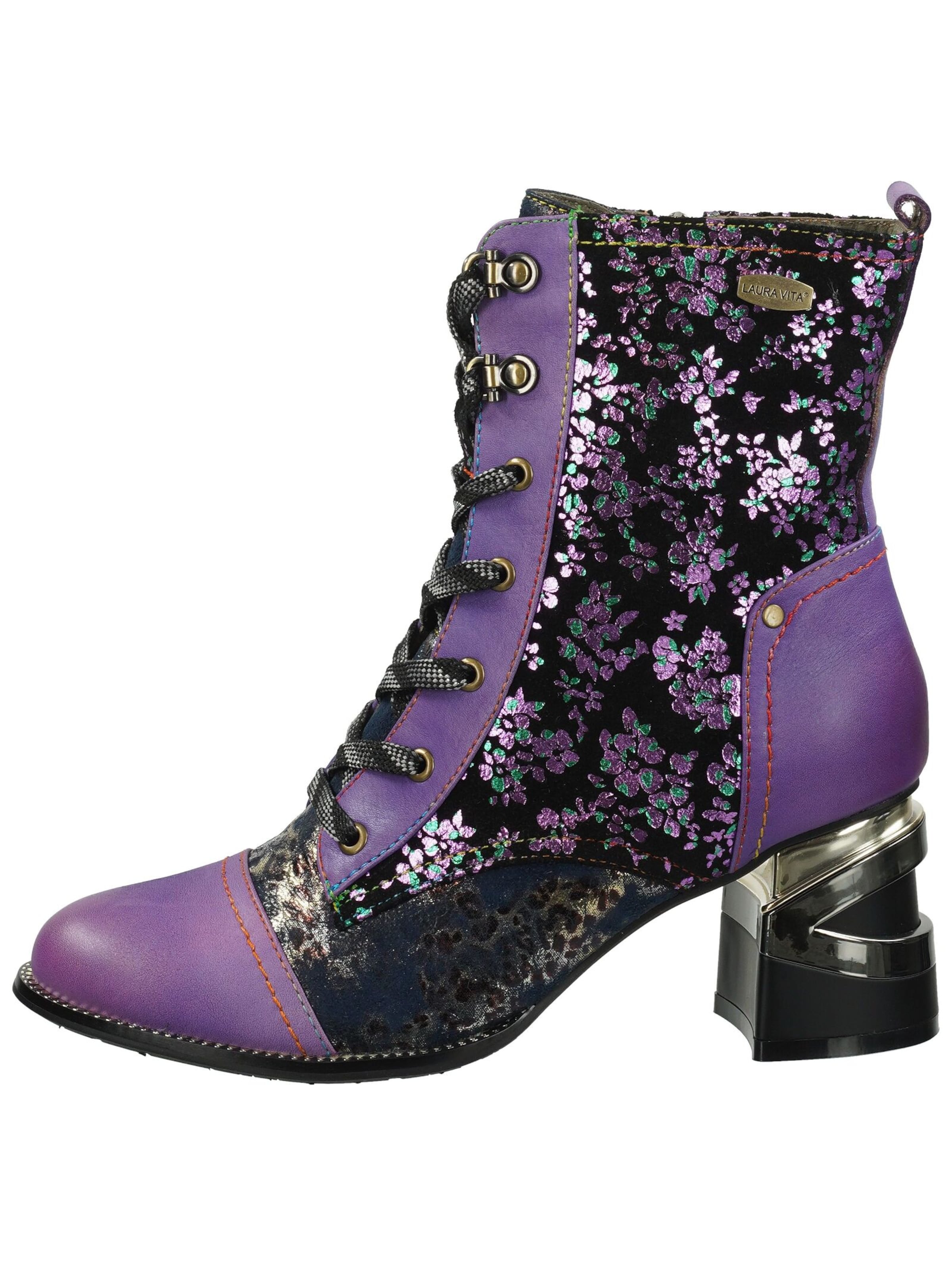 Laura Vita Stiefelette in Lila