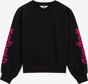 WE Fashion Collegepaita värissä musta: etupuoli