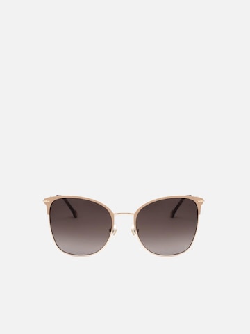 Carolina Herrera Zonnebril 'Carolina Herrera CH 0036/S Gold blue 56/20/145 Women Sunglasses' in Beige: voorkant