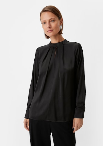 COMMA - Blusa em preto: frente