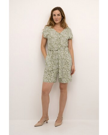 Cream Jumpsuit 'Tiah' i grøn: forside