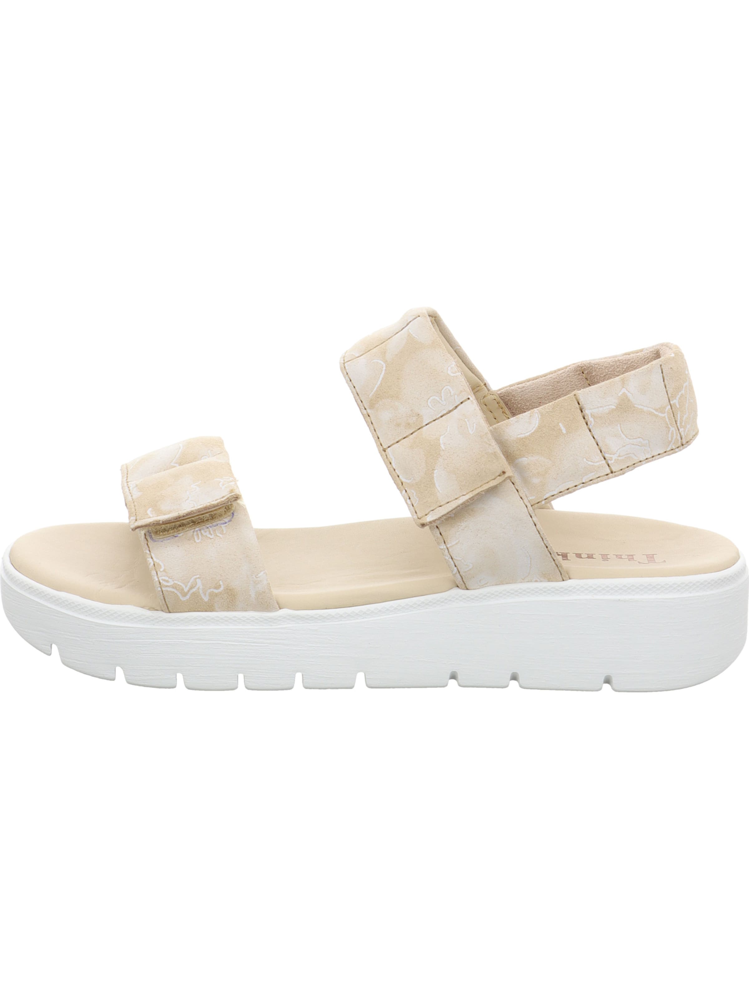 THINK! Strap Sandals 'Sing Light' in Brown
