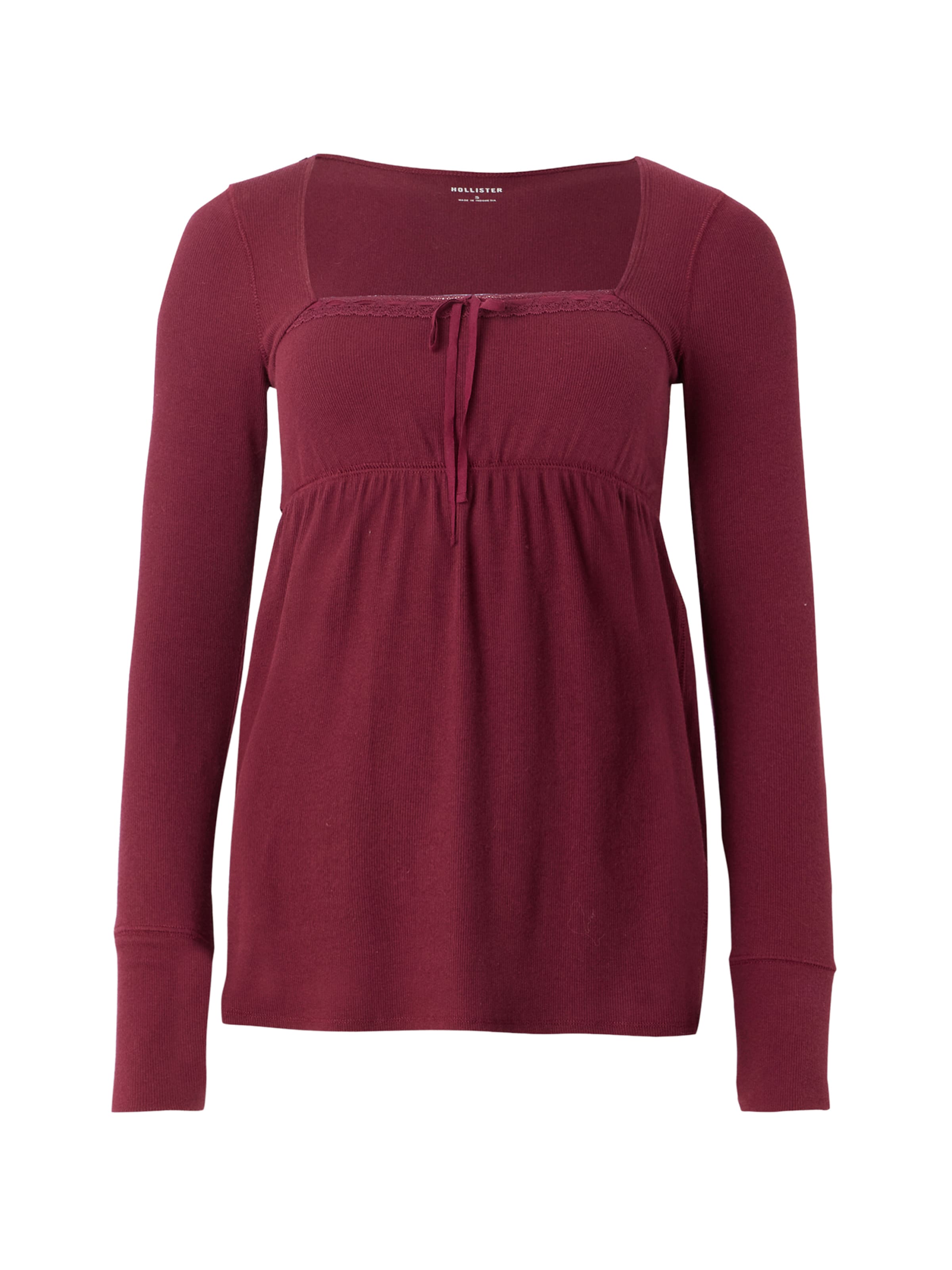 HOLLISTER Shirt in Red: front