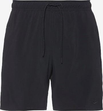 NIKE Обычный Спортивные штаны 'Unlimited' в Черный: спереди