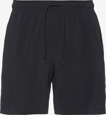 NIKE - Regular Calças de desporto 'Unlimited' em preto: frente