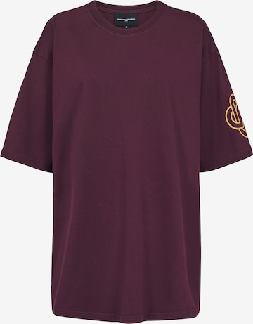 Magdeburg Los Angeles T-SHIRT "DARK PLUM"' in Lila: front