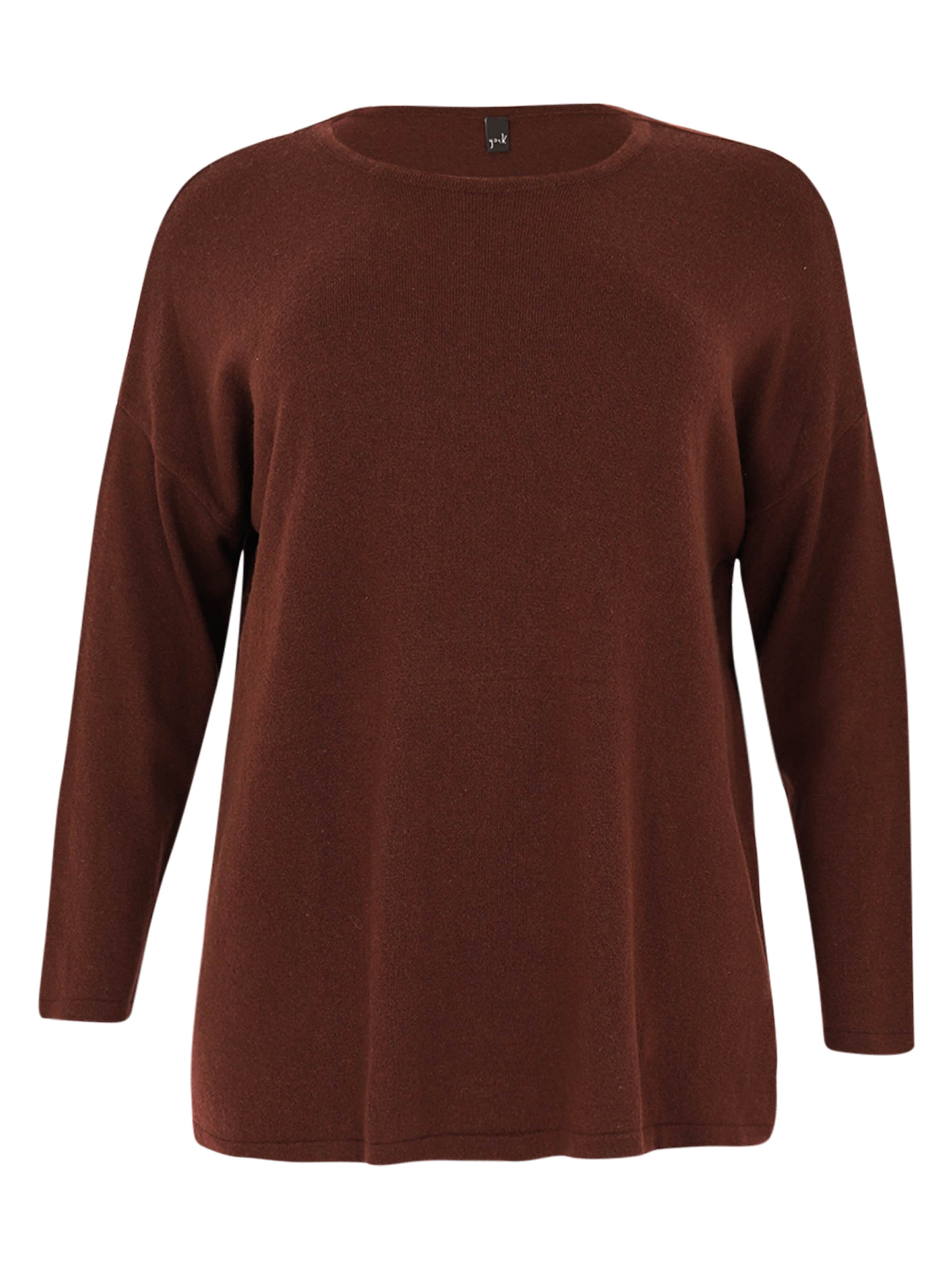 YOEK Trui in Bruin: voorkant