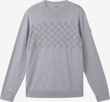 Pull-over TOM TAILOR en gris : devant