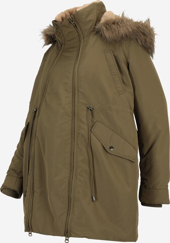 Manteau d’hiver LOVE2WAIT en vert : devant