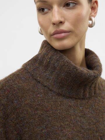 VERO MODA Trui 'INGRID' in Bruin