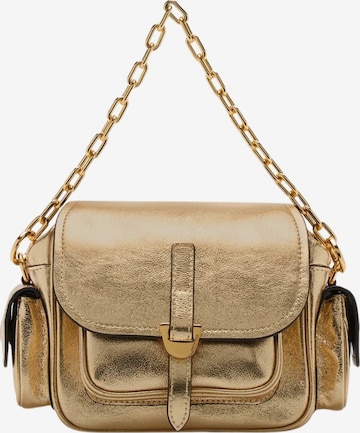 Coccinelle Handtas 'Coccinelle Campus' in Goud: voorkant