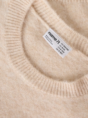 NAME IT Sweater 'NKFOLANSA' in Beige