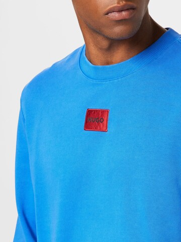Sweat-shirt 'Diragol' HUGO Red en bleu