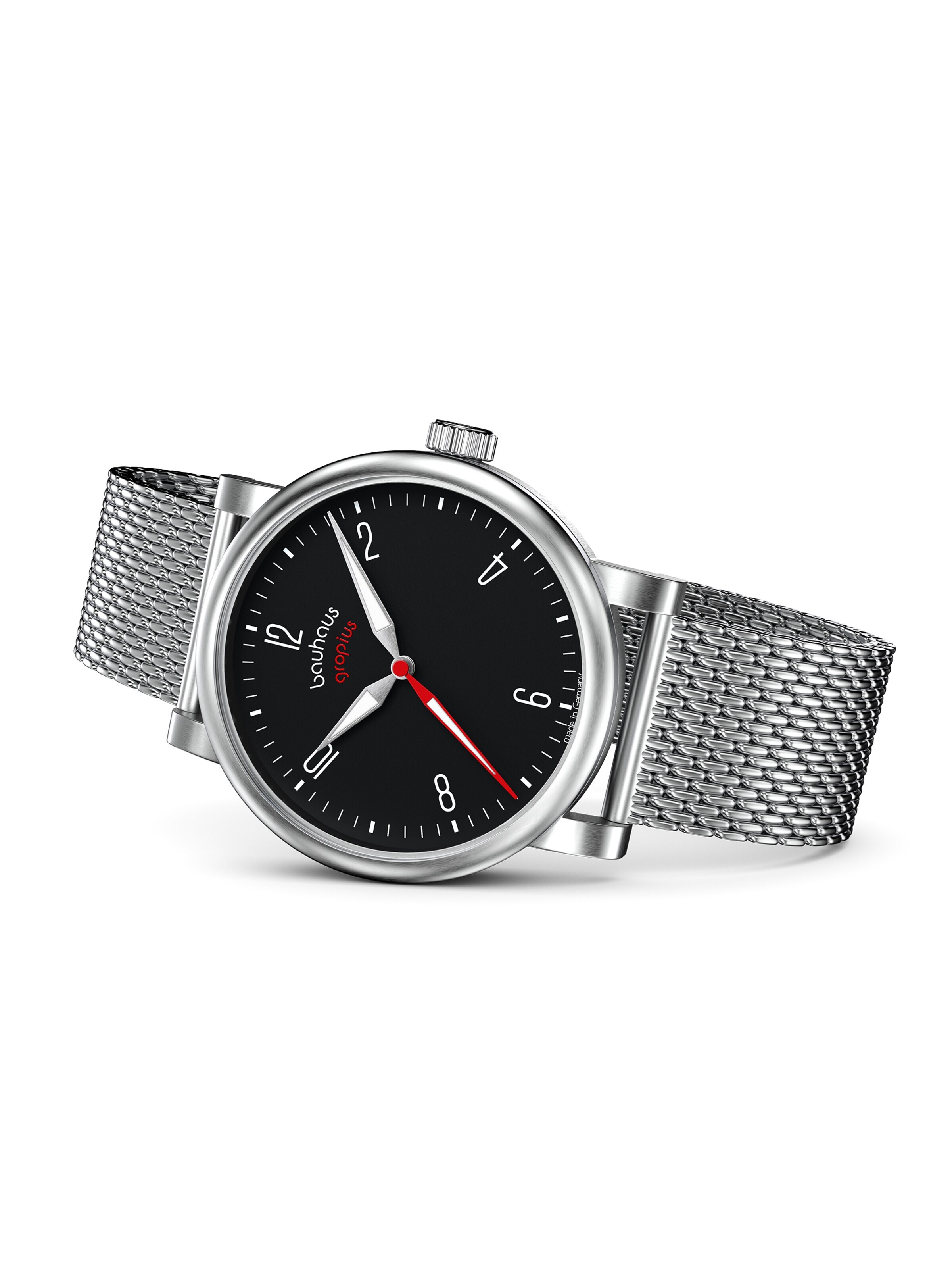 WALTER GROPIUS Analog Watch 'KONTUR' in Silver