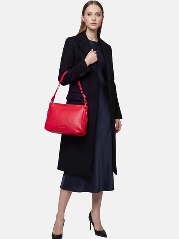 Borsa a spalla 'Sauvage' di Virginia Rhinè in rosso