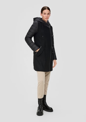 s.Oliver Winter coat in Black