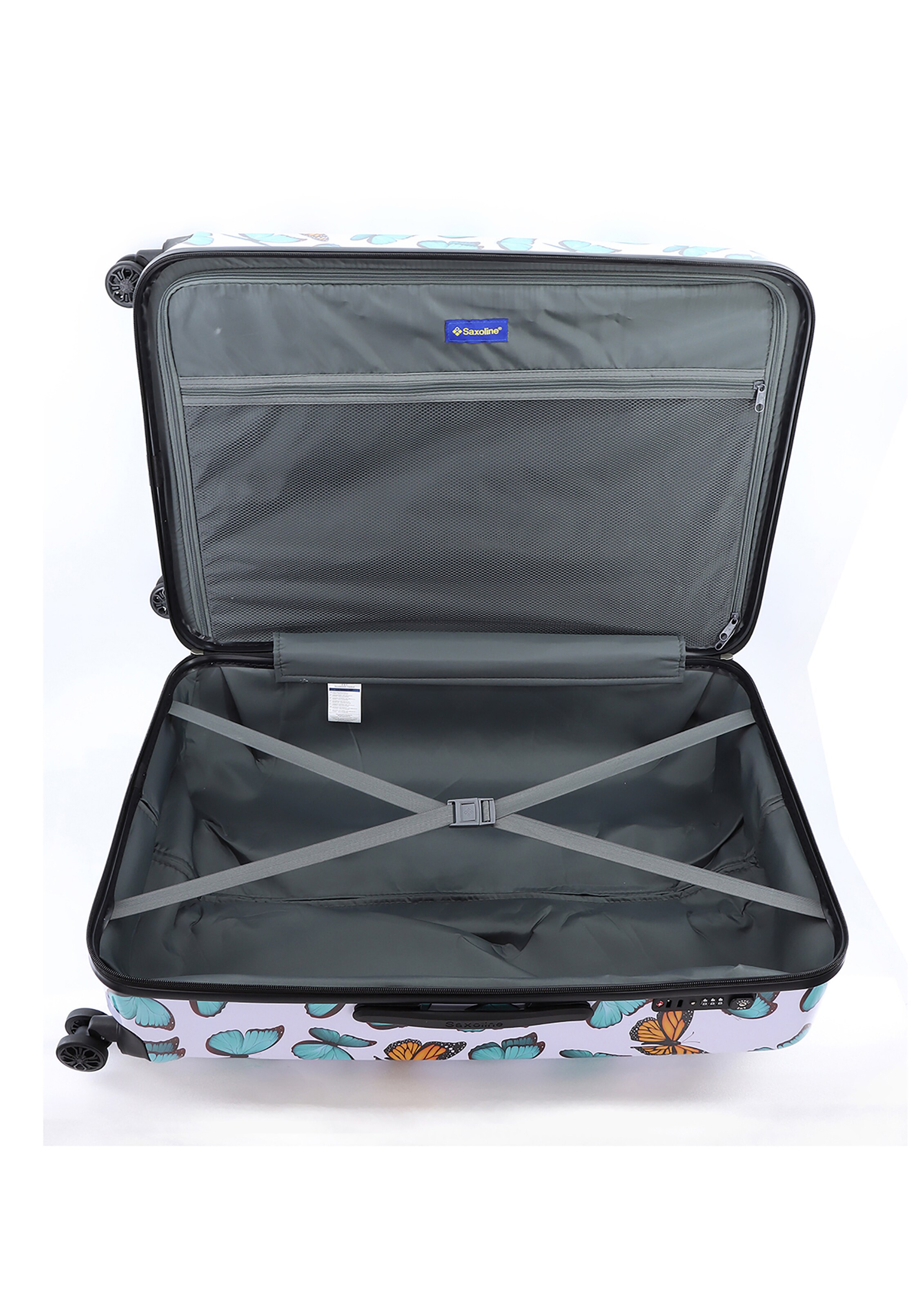 Saxoline Suitcase 'Springful' in White