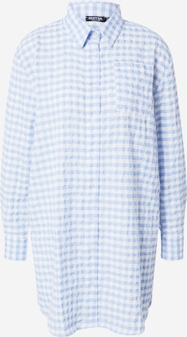 Nasty Gal Blouse 'Gingham' in Blue: front