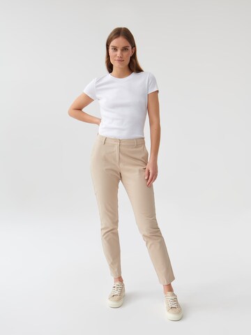 Regular Pantalon 'MISATI' TATUUM en beige