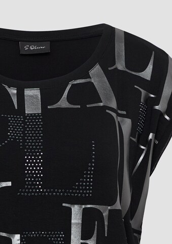 s.Oliver BLACK LABEL Shirt in Black