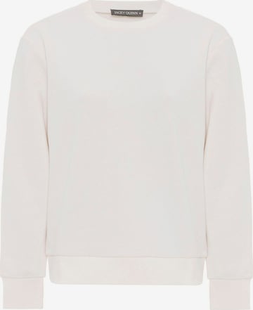 Jacey Quinn Sweatshirt in White: front