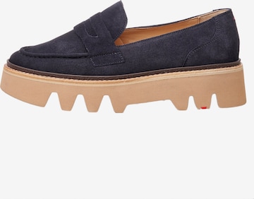 LLOYD Classic Flats in Blue: front