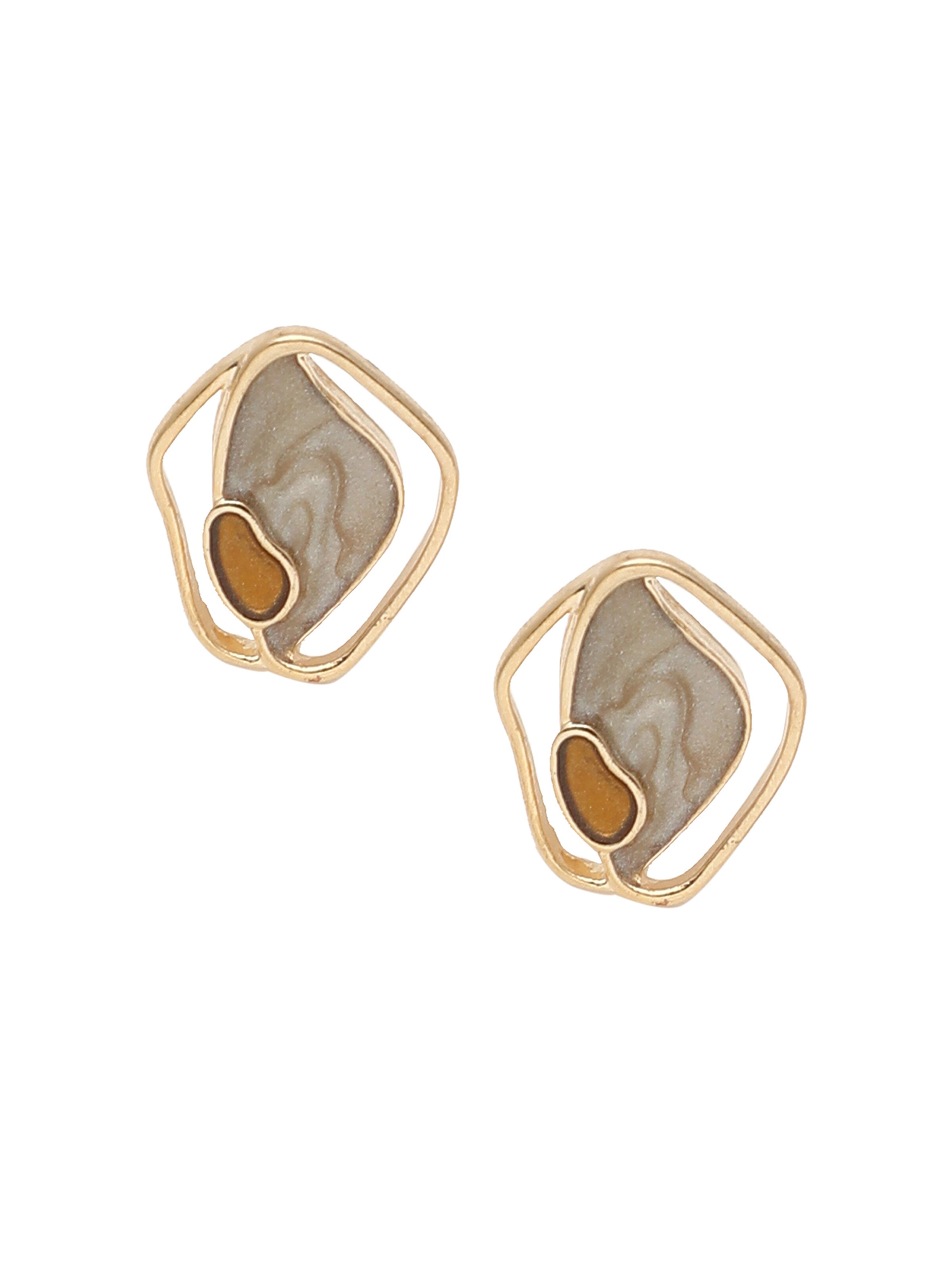 SOHINaušnice 'Urjita' - smeđa boja: prednji dio