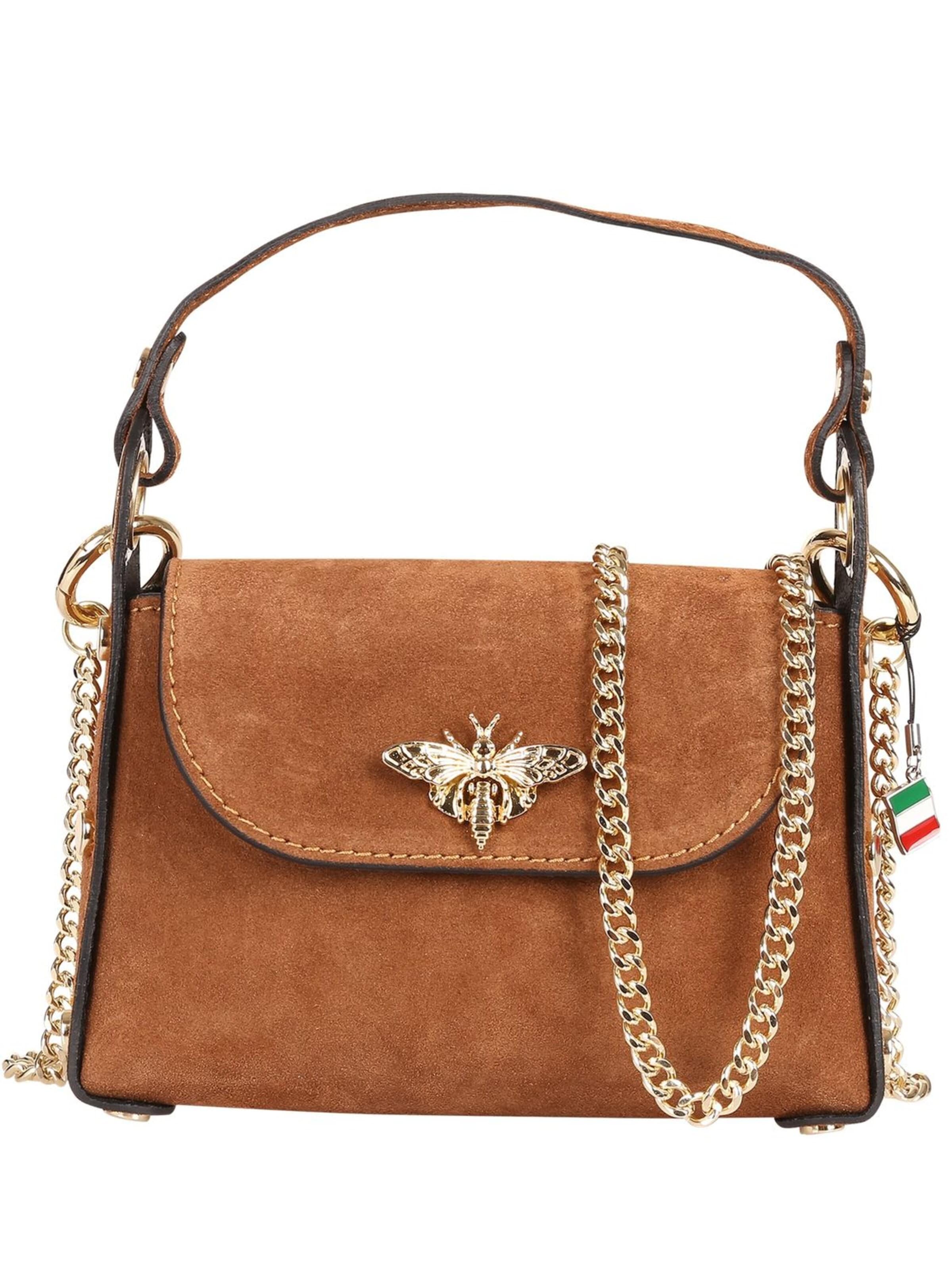 Florence Schultertasche‌ in Braun: Vorderseite