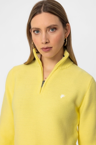 Pullover 'DINA' di DENIM CULTURE in giallo