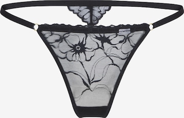 LingaDore Thong in Black: front