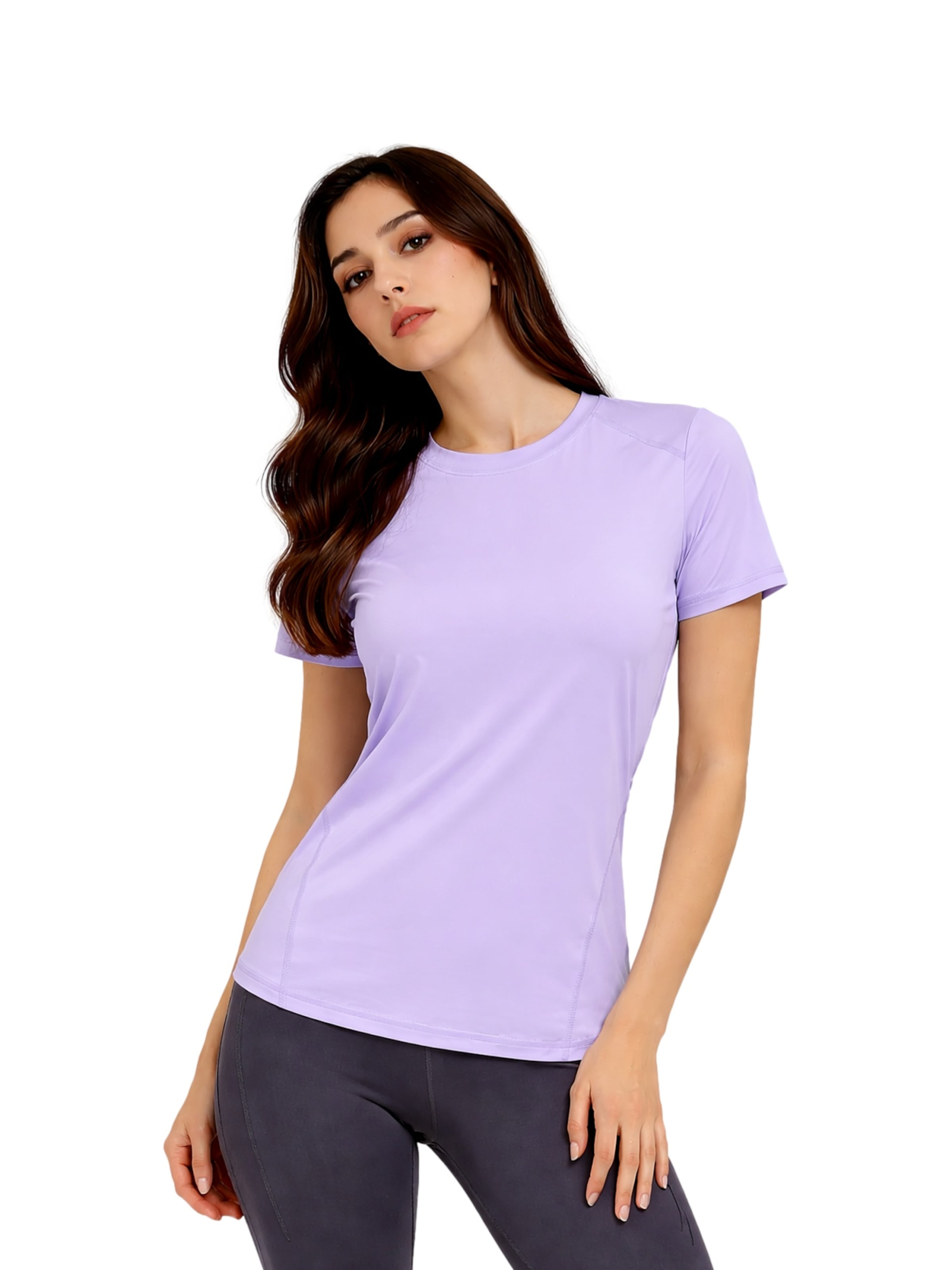 ONLY PLAY - Camiseta funcional 'ONPBally' en lila: frente