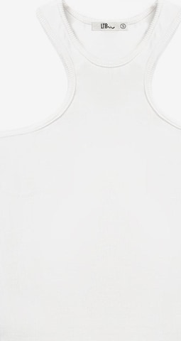 LTB Jeans Top 'Ärmelloses Tanktop von LTB Jeans für Damen' in White: front