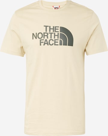 THE NORTH FACE Regular fit Тениска в бежово: отпред