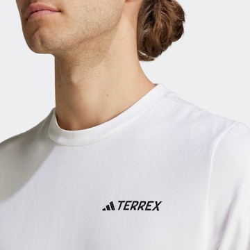 T-Shirt fonctionnel ADIDAS TERREX en blanc