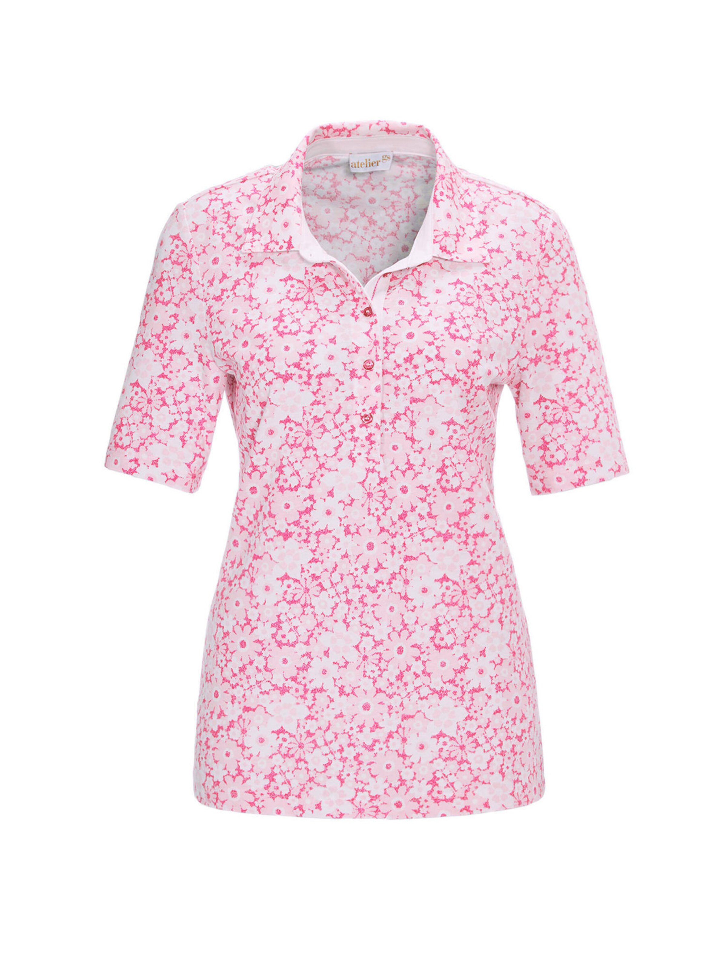 Goldner T-Shirt in Pink: Vorderseite