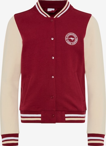 KangaROOS Zip-Up Hoodie in Red: front