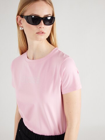GUESS Μπλουζάκι 'SKYLAR' σε ροζ