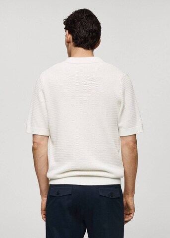 MANGO MAN T-Shirt 'Cesare' in Weiß