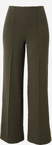 VERO MODA Pleated Pants 'BECKY' in Green: front