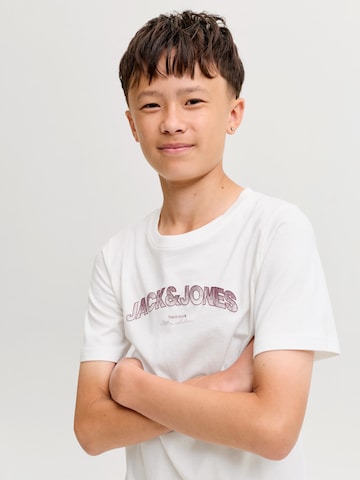 Jack & Jones Junior Tričko 'JJAvery' – bílá