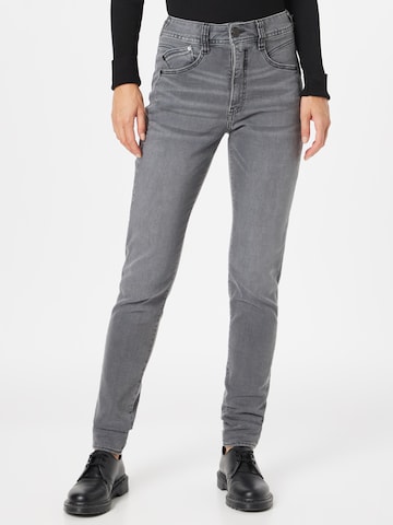 Herrlicher Slimfit Jeans 'Gila' in Grijs: voorkant