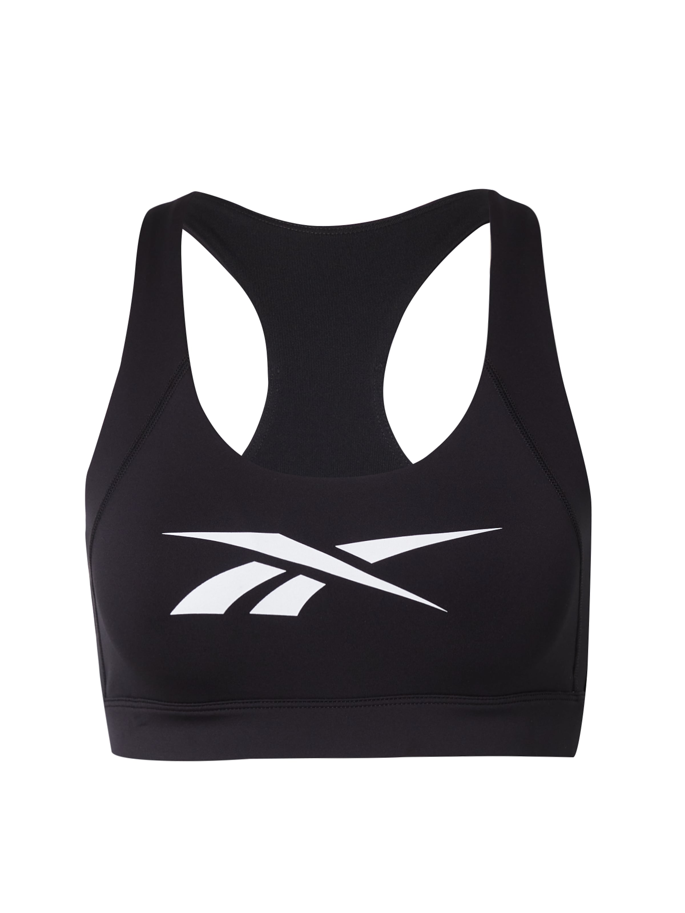 Reebok Bustier Urheilurintaliivit 'ID Train' värissä musta: etupuoli