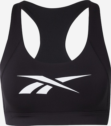 ReebokBustier Sportski grudnjak 'ID Train' - crna boja: prednji dio