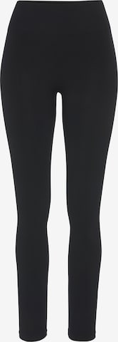 LASCANA Skinny Leggings in Black: front