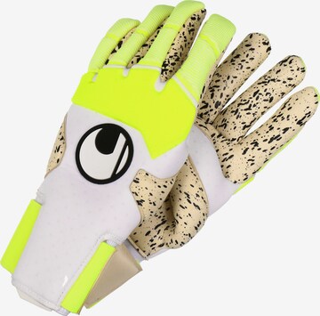 UHLSPORT Athletic Gloves in White